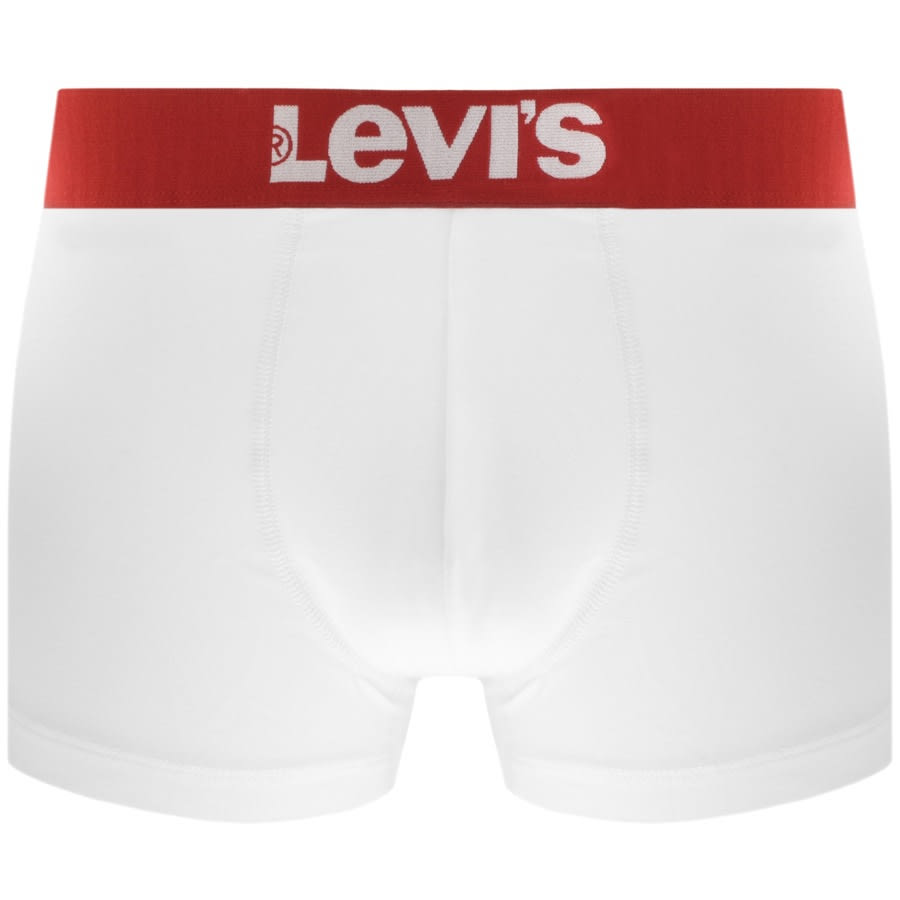 Alternative Image for ProductLevis Men Solid Underwear 2 Pack Trunks White3